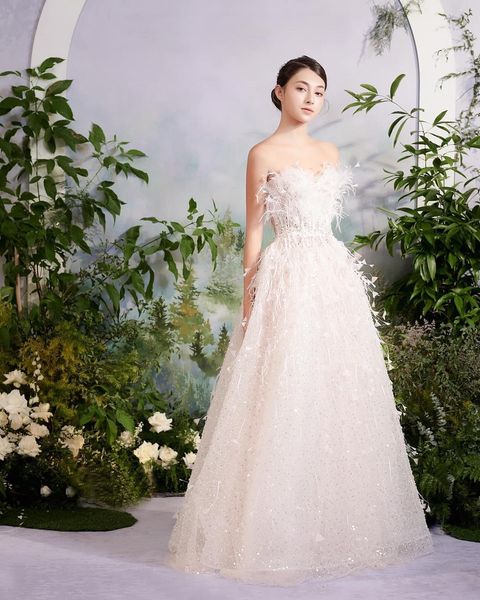 VÁY COVER HACHIC KIM SA DỆT HẠT